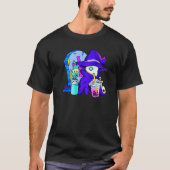 Pastel Goth Cute Creepy Plague Doctor Boba Bubble  T-Shirt (Vorderseite)