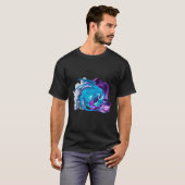 Pastel Goth Dragon Crystal Mythic Creature Fanta T-Shirt (Vorne ganz)