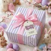 Pastel Goth Easter Lavender Striped Alternative Geschenkpapier