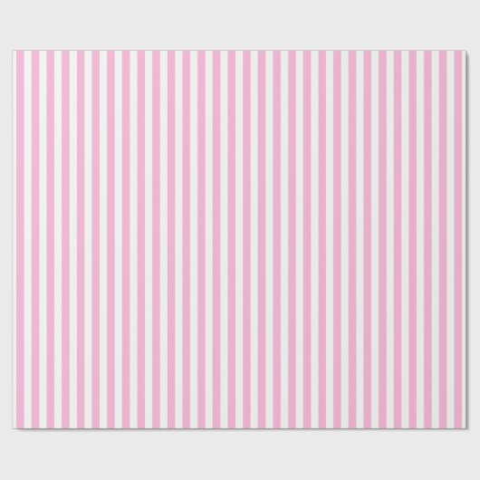 Pastel Goth Easter Pink Striped Alternative Geschenkpapier (Flach)