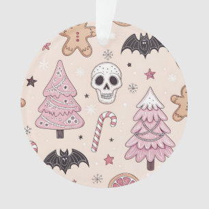 Pastel goth emo Christmas Ornament