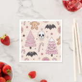 Pastel goth emo Christmas Serviette (Beispiel)
