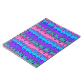 Pastel Goth Emo Scene-Drippy-Muster Notizblock (Linke Seite)