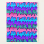 Pastel Goth Emo Scene-Drippy-Muster Planer (Rückseite)