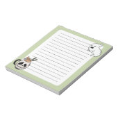 Pastel Goth Ghoul & Ghost Notizblock (Rotiert)