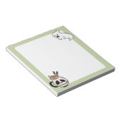 Pastel Goth Ghoul & Ghost Notizblock (angewinkelt)