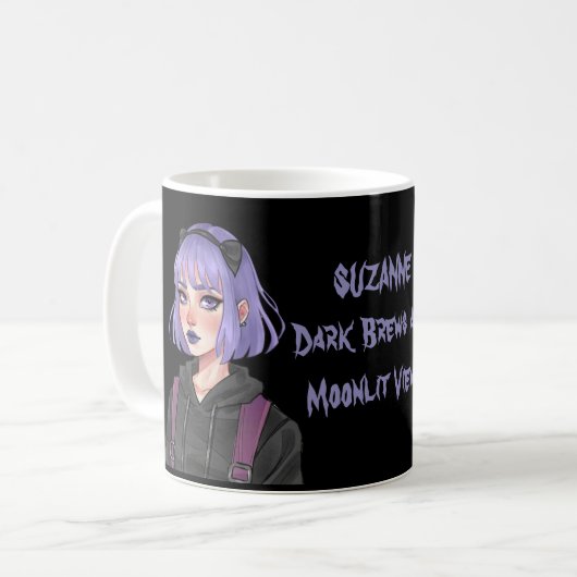 Pastel Goth Gothic whimsical Fantasy whimsygoth Kaffeetasse (Vorderseite Links)