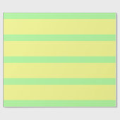 Pastel Goth Green und Yellow Pencil Streifen Geschenkpapier (Flach)