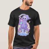 Pastel Goth Grim Reaper On Okapi T-Shirt (Vorderseite)