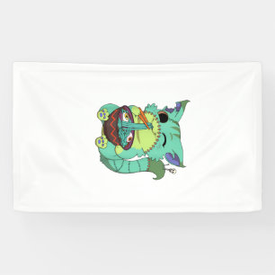 Pastel-Goth-gruseliges-Anime-Ramen-Katze-Halloween Banner