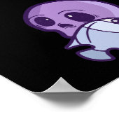 Pastel Goth Halloween Horror Chibi Creepy Kawaii Poster (Ecke)