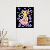 Pastel Goth Halloween Horror Chibi Creepy Kawaii Poster (Küche)