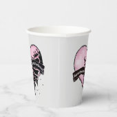 Pastel Goth Heart | emotional und emotional Pappbecher (Rechts)