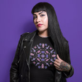 Pastel Goth Hexentränke mit Lila Pentagrammen T-Shirt