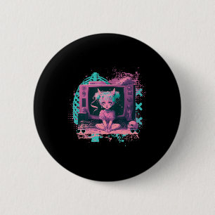 Pastel Goth Kawaii Creepy Niedlich Menhera Sad Ani Button