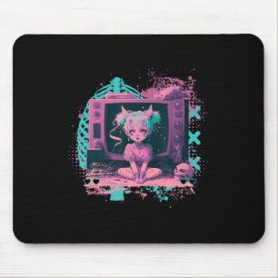 Pastel Goth Kawaii Creepy Niedlich Menhera Sad Ani Mousepad