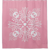 Pastel goth kawaii Witwe Harajuku rosa Duschvorhang (Vorderseite)