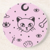 Pastel Goth Kitty Untersetzer (Vorne)