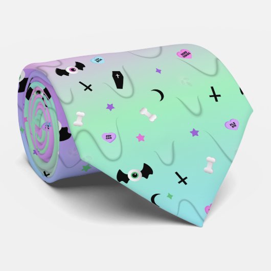 Pastel Goth Krawatte (Gerollt)