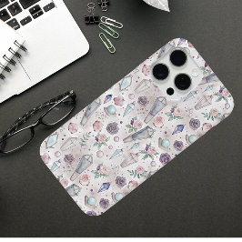 Pastel Goth Kristalle und Rose - Mystische Hexerei Case-Mate iPhone Hülle