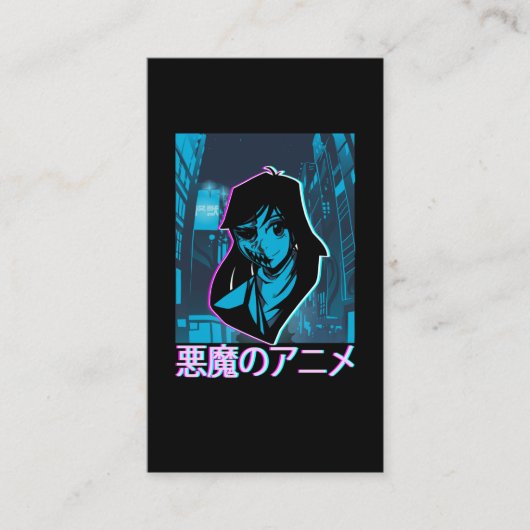 Pastel Goth Manga Vaporwave Giro del Malcantone Visitenkarte (Vorderseite)