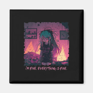 Pastel-Goth-Menhera-Ich-bin-in-Ordnung-trauriges-A Magnet