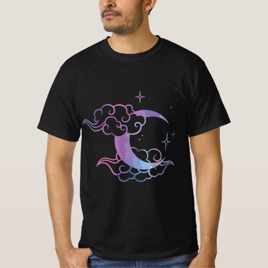 Pastel Goth Moon Cute Moon Art  T-Shirt (Vorderseite)