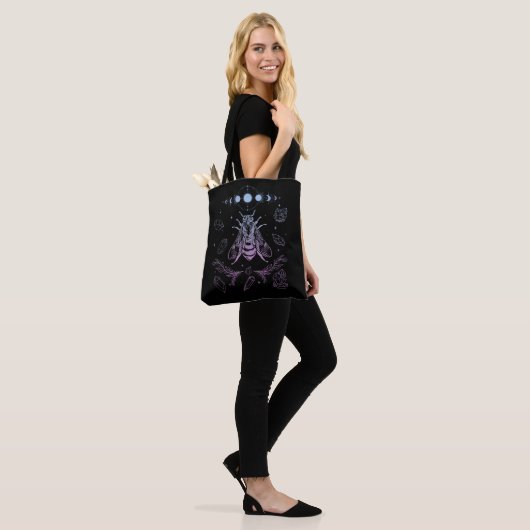 Pastel Goth Moon Insect Gothic Wicca Crescent Bien Tasche (Am Model)