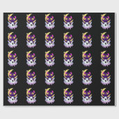 Pastel Goth Moon Wiccan Animal Cull Geschenkpapier (Flach)