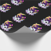 Pastel Goth Moon Wiccan Animal Cull Geschenkpapier (Ecke)