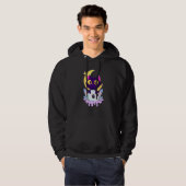 Pastel Goth Moon Wiccan Animal Cull Hoodie (Vorne ganz)