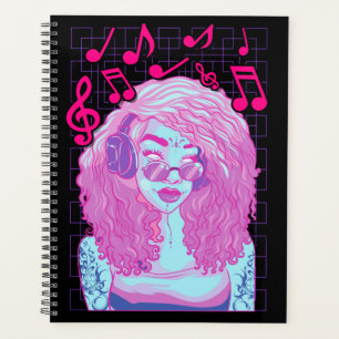 Pastel Goth Music Lover Planer