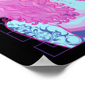 Pastel Goth Music Lover Poster (Ecke)