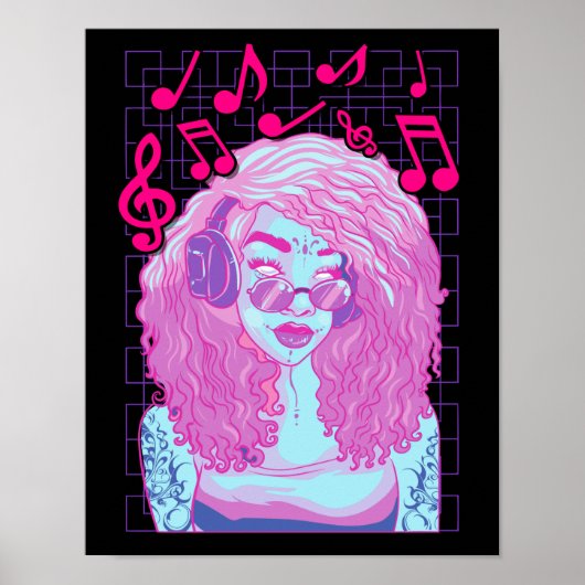 Pastel Goth Music Lover Poster (Vorne)