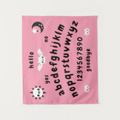 Pastel Goth Mystical Talking Board Wandteppich (Vorderseite)