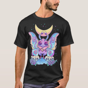 Pastel Goth Niedlich Creepy Mothman Monster Occult T-Shirt