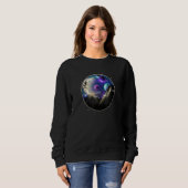 Pastel Goth Occult Skull Crescent Moon Wicca Gothi Sweatshirt (Vorne ganz)
