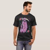 Pastel Goth Occult Spooky Grim Reaper Ghost Tarot T-Shirt (Vorne ganz)