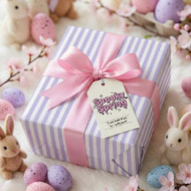 Pastel-Goth-Ostern Lavendel gestreifte Alternative