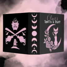Pastel Goth Pink Crescent Moon Kitty Cat Zauber