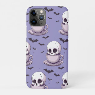 Pastel-Goth-Schädel in Teetasse Case-Mate iPhone Hülle