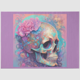 Pastel Goth Skeleton Decoupage Paper Seidenpapier