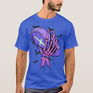 Pastel Goth Skeleton Hand Beerdigung Coffin Gothic T-Shirt