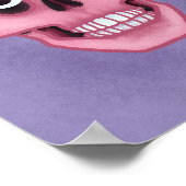 Pastel Goth Skull Sporoky niedlich Poster (Ecke)
