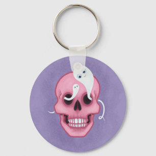 Pastel Goth Skull Sporoky niedlich Schlüsselanhänger