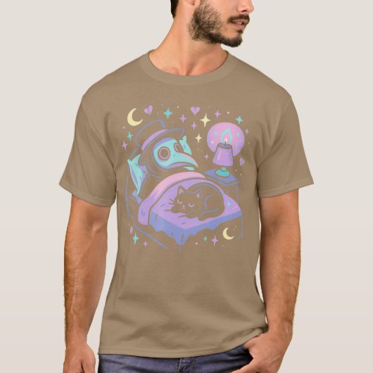 Pastel Goth Sleeping Plague Doctorshirt Sleep fami T-Shirt (Vorderseite)
