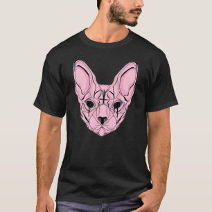 Pastel Goth Sphynx Cat T-Shirt