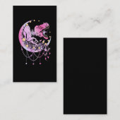 Pastel Goth Trex Crescent Kawaii Ästhetik Visitenkarte (Vorne/Hinten)