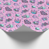Pastel Goth Valentine's Day-Geschenk Geschenkpapier (Ecke)