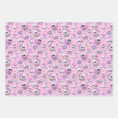 Pastel Goth Valentine's Day Gift Wrapping Geschenkpapier Set (Vorderseite 2)